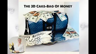 The 3D cake-Bag of money/Торт-Сумка с деньгами