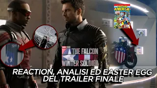 The Falcon and The Winter Soldier: ANALISI, REACTION ED EASTER EGG del TRAILER FINALE. Addio CAP?