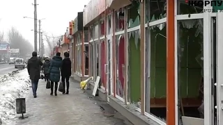 ENG SUBS Ukrainian artillery shells wedding shops in Donetsk/Арт удары  ВСУ по жилым р-нам  Донецка