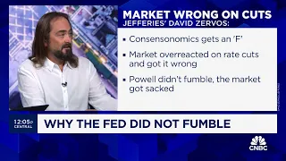 Over-reliance on the Fed caused market volatility, says Jefferies' David Zervos