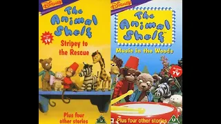 The Animal Shelf - Stripey To The Rescue (D610421 PAL/VHS) and Music in the Woods (D610751 PAL-VHS)