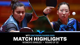 Yang Ha Eun vs Sutirtha Mukherjee | WS R32 | WTT Contender Zagreb 2023