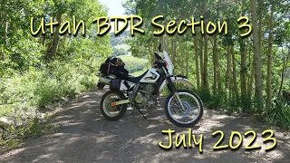 Utah BDR Section 3 on the DR 650