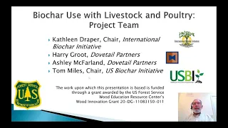 Biochar Use with Livestock and Poultry Webinar