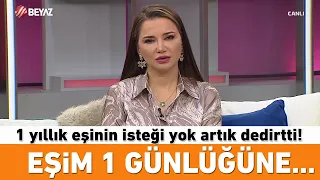 1 yıllık eşinin isteği yok artık dedirtti! 1 günük...