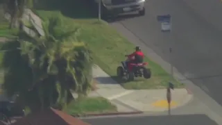 South LA shooting suspect leads police on chase in an ATV