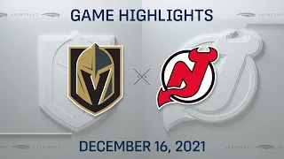NHL Highlights: Golden Knights vs. Devils - Dec. 16, 2021