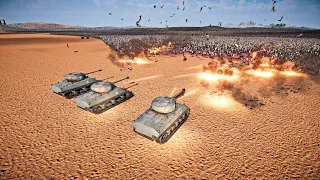 3 AUTO SHERMAN TANK VS 3,000,000 PERSIAN ARMY - Ultimate Epic Battle Simulator 2 | UEBS 2