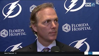 Jon Cooper -- Tampa Bay Lightning at Columbus Blue Jackets 10/19/17