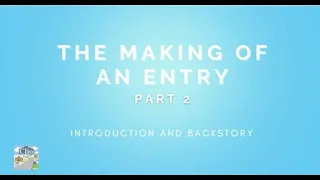 How to Create a Clio Entry Part 2: Introduction and Backstory