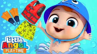 Swimming Time! | Fun Sing Along Songs by Little Angel Playtime