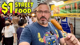 NEWEST Night Market in Bangkok SWU 🇹🇭 $1 Street Food in 2023