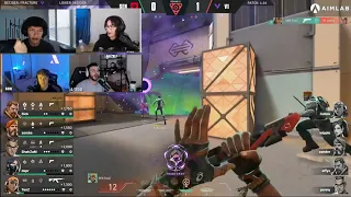 Streamers React to Tenz Crazy Sheriff Ace vs V1