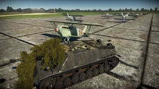 War Thunder || How many Biplanes can you kill with 1 APCR Shell?