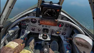 Бой на Як-17 в VR шлеме в War Thunder. СБ режим.