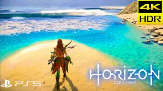 Horizon Forbidden West PS5  Free Roam Gameplay 4K HDR