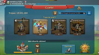 Desbloqueo las t5 y hago 1m de tropas - Lords Mobile