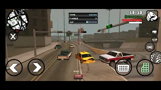 GTA SAN ANDREAS 👮👮🚘🚘🚘🚑🚑🚑GAME PLAY VIDEO #gta #ytshorts #gta5 #wanted