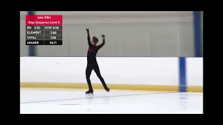 Jake Ellis 2023 Skate Ontario Sectional Series August Competition Short Program