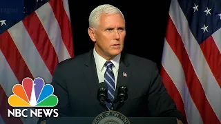 Vice President Mike Pence Outlines President Trump Plan For New Space Force By 2020 | NBC News