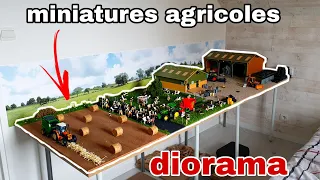 Diorama miniatures agricoles 1/32