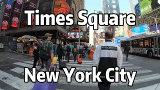 New York City Walking Tour [4K] - Times Square