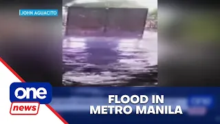 Heavy rains flood Metro Manila roads