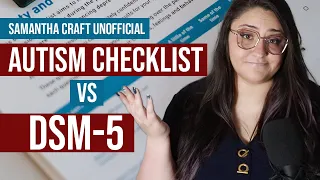 DSM-5 vs Unofficial Checklist for Autism in Females | Checking the Checklist