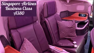 Singapore Airlines Business Class A380 - FRA to JFK