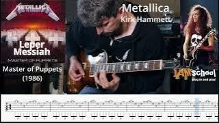Metallica Leper Messiah Kirk Hammett Guitar Solo With TAB
