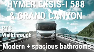 Hymercar Grand Canyon Fiat Camping Van + Hymer Exsis-I 588 Motorhome Tour 2019 (PTC Walkthrough)