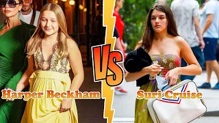 Harper Beckham VS Suri Cruise (Tom Cruise's Daughter) Transformation ★ From 00 To 2022