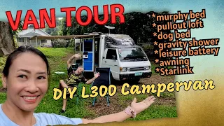 COMPLETE VAN TOUR | L300 Campervan | Vanlife Philippines | FilAmstagram | Big White | DIY Campervan