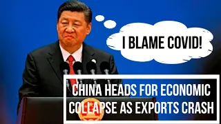 CHINA Heading for ECONOMIC COLLAPSE as Exports CRASH, GDP FALLS, Debt RISES & Product Demand WEAKENS