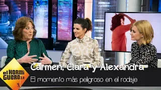 Carmen Maura, Clara Lago y Alexandra Jiménez y el momento más peligroso rodando - El Hormiguero 3.0