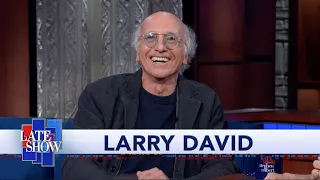 Larry David Reminisces About Colbert's Guest Spot On "Curb Your Enthusiasm"