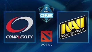 Dota 2 - CompLexity vs. NaVi - Game 2 - ESL One Frankfurt 2016 - Groupstage