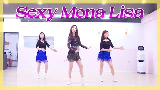 Sexy Mona Lisa - Line Dance(Beginner) | 섹시모나리자 라인댄스 | 퀸즈라인댄스𝐐𝐮𝐞𝐞𝐧𝐬 𝐋𝐢𝐧𝐞𝐃𝐚𝐧𝐜𝐞