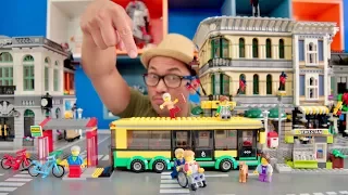 LEGO 60154 Bus Station | TimeLapse & Review