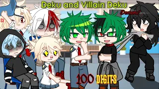 100 Digits Of Pi[+Villain Deku,Shigaraki,and Toga][BNHA Skit][Gacha life]