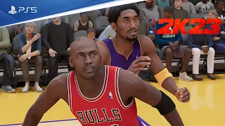 NBA 2K23 Next-Gen Gameplay 2001 Lakers vs 1998 Bulls! Michael Jordan vs Kobe (PS5)