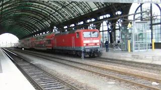 Zugverkehr in Dresden Hauptbahnhof in der Dokumentation VVO  S-Bahn Dresden Teil 1