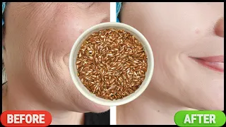 BETTER THAN BOTOX! DIY ANTI-AGING Flaxseed Face Mask | Natural FACE LIFT #beauty #glowingskin