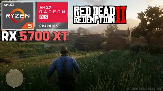 Red Dead Redemption 2 - RX 5700 XT + Ryzen 5 5600G - 1080p, Custom Settings