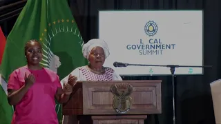 Minister of COGTA, Dr Nkosazana Dlamini Zuma opens Local Government Summit