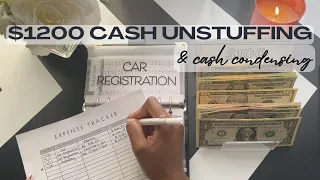 $1200+ Cash Unstuffing | Cash Condensing | Prop Swap | Transferring Funds to High Yield Savings