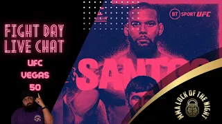 UFC Vegas 50: Santos vs Ankalaev Final Thoughts | Betting Tips | Fight Day Live Chat