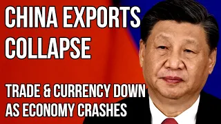 CHINA Exports Crashing, Imports Falling, Yuan Tumbles, Property Sector Woes & Typhoon Destruction