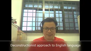 Deconstructionist approach to English language