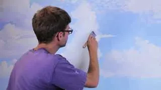 Clip from "How To Paint Sky & Clouds" with Mural Joe